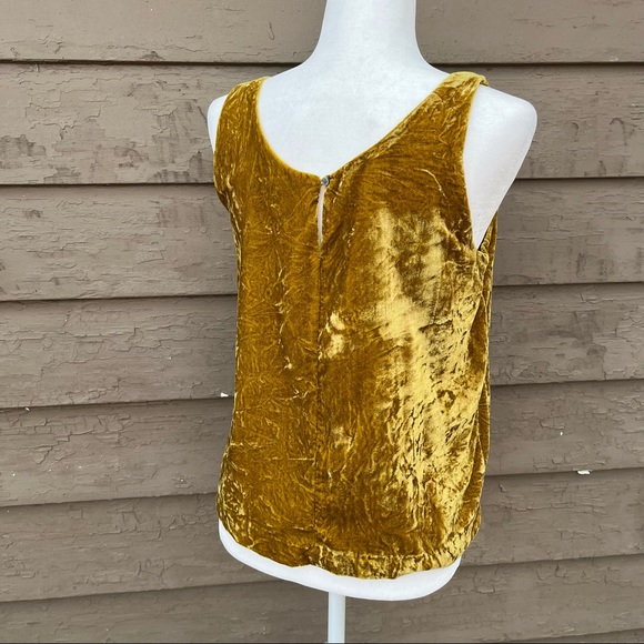 J Crew mustard velvet tank! - Picture 5 of 6